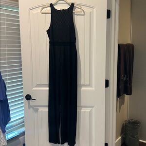 XOXO Black Chevron Pattern jumpsuit